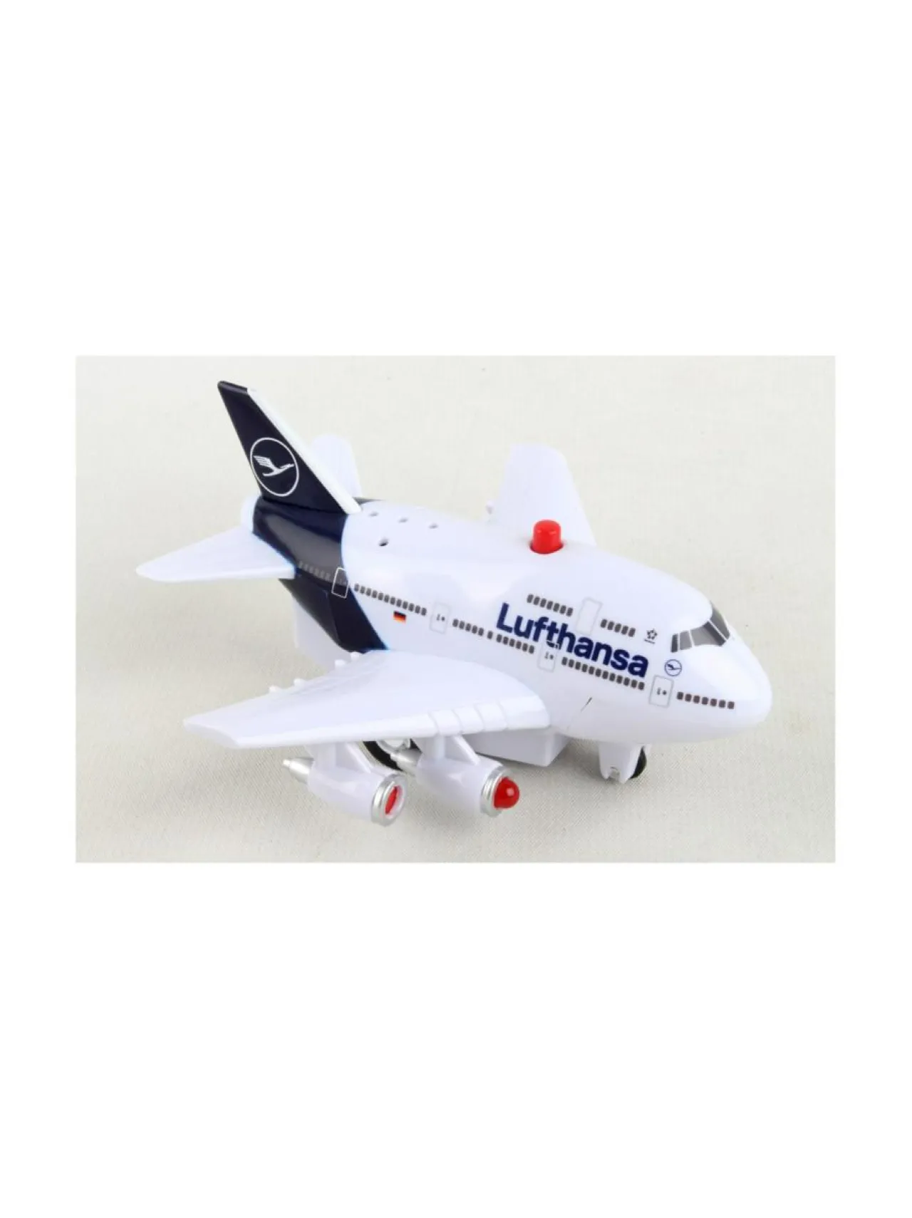 Autot Ja Muut Ajoneuvot<Daron Lufthansa-lentokone valoilla ja äänillä, 13 cm