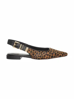 Kävelykengät & Loaferit<Michael Michael Kors Darrington Sling Flat -nahkakengät 293 HUSK MULTI