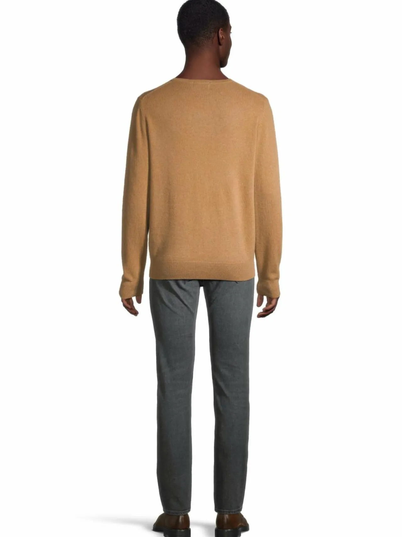 Neuleet<CONSTRUE Dash V-neck -kashmirneule BROWN B