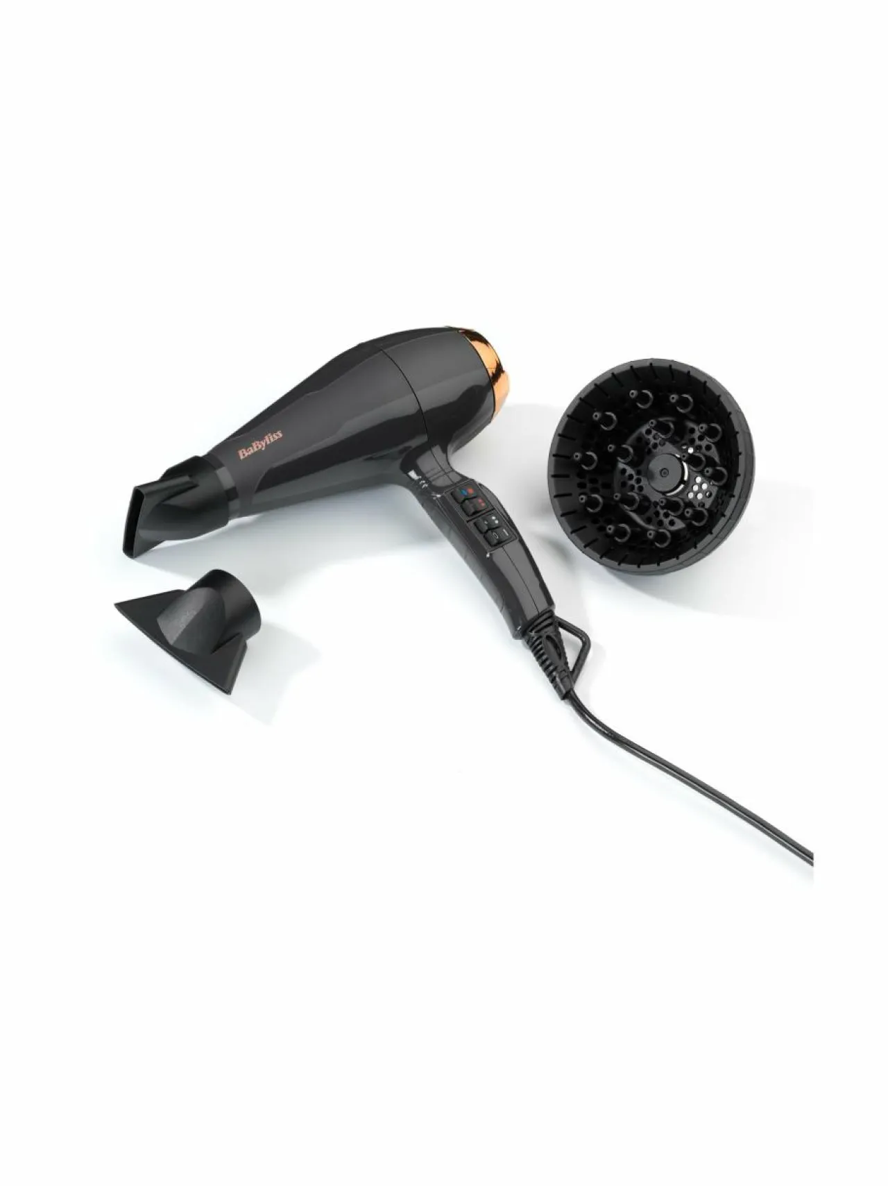 Hiustenhoitolaitteet|Hiustenhoito<Babyliss 6719DE Air Pro 2200 -hiustenkuivaaja BLACK