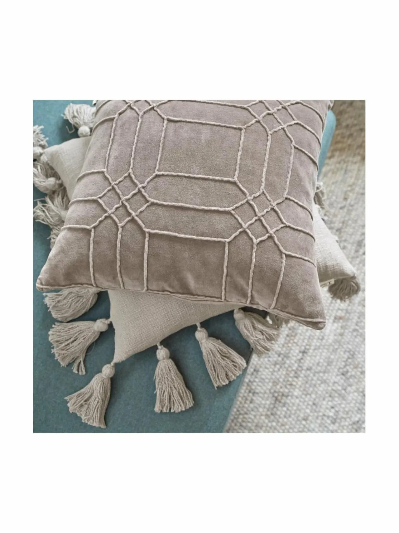 Sisustustyynyt<Classic Collection Delhi-tyynynpäällinen 50 x 50 cm SIMPLY TAUPE