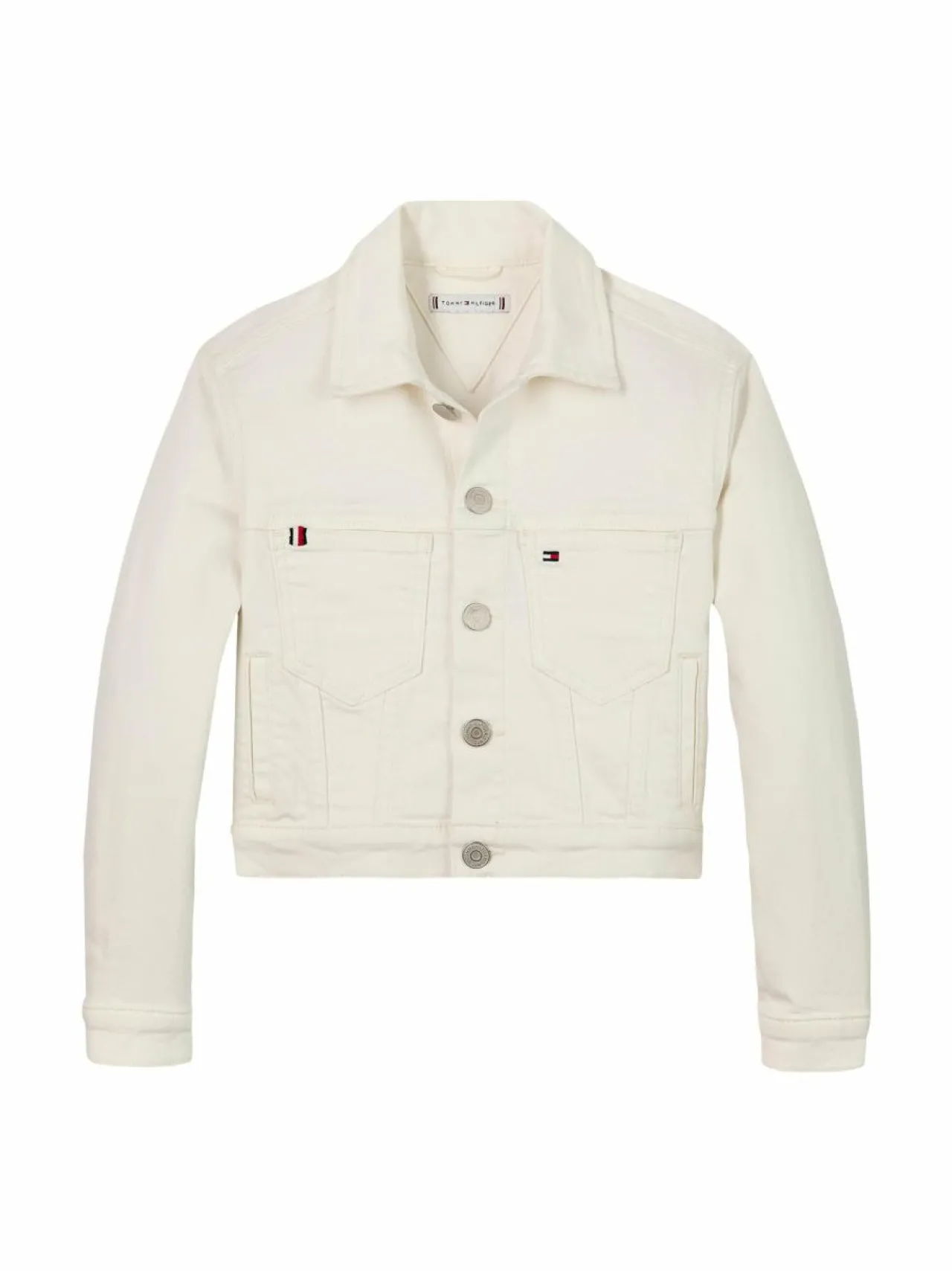 Ulkoiluvaatteet<Tommy Hilfiger Denim Trucker -farkkutakki 1CD WHITE