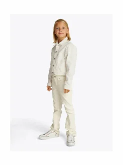 Ulkoiluvaatteet<Tommy Hilfiger Denim Trucker -farkkutakki 1CD WHITE