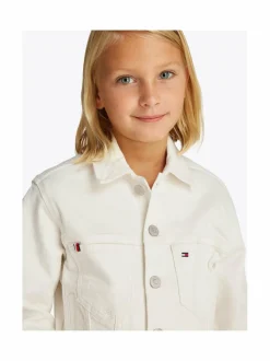 Ulkoiluvaatteet<Tommy Hilfiger Denim Trucker -farkkutakki 1CD WHITE