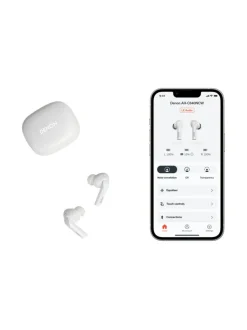 Denon AH-C840NCW langattomat vastamelunappikuulokkeet, valkoinen^ Audio