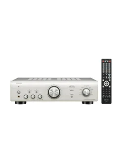 Audio<Denon PMA-600NE integroitu stereovahvistin, hopea