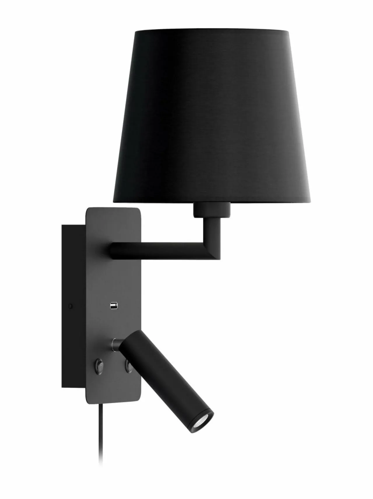 Seinävalaisimet<Design by Grönlund Denver USB -seinävalaisin BLACK