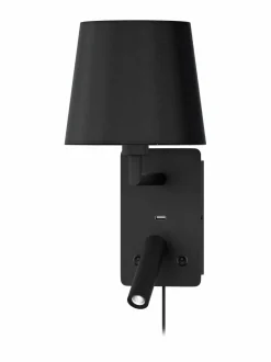 Seinävalaisimet<Design by Grönlund Denver USB -seinävalaisin BLACK