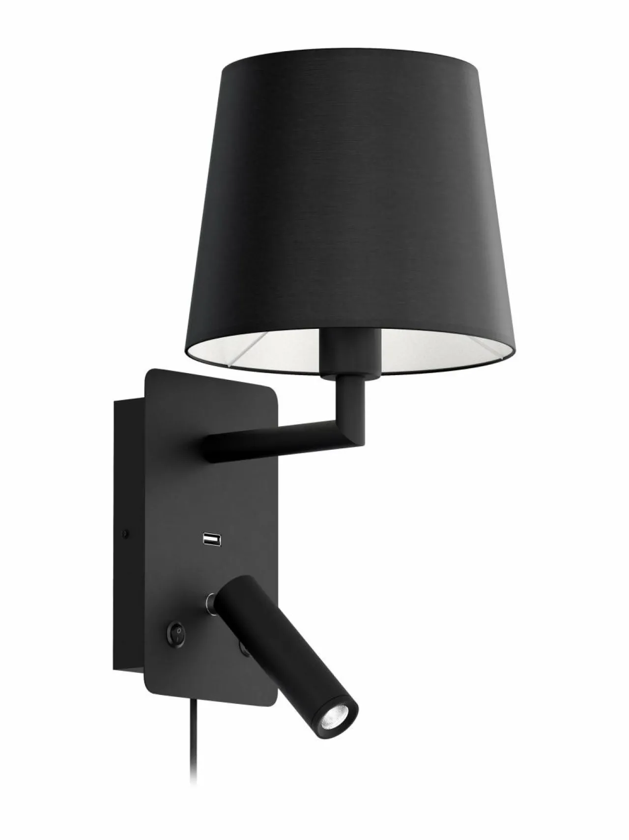 Seinävalaisimet<Design by Grönlund Denver USB -seinävalaisin BLACK