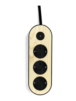 Turvatuotteet<MyNolla Design Jatkojohto, 2m - Saarni BLACK