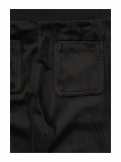 Collegehousut & Leggingsit<JUICY COUTURE Diamante Bootcut Jogger -samettihousut 102 JET BLACK