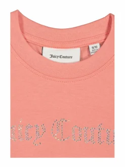 T-Paidat<JUICY COUTURE Diamante Ringer T-paita K04 PEACH BLOSSOM