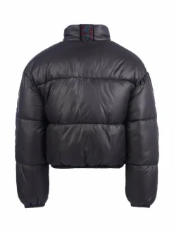 Ulkoiluvaatteet<JUICY COUTURE Diamante Stripe Short Puffa -takki BLACK