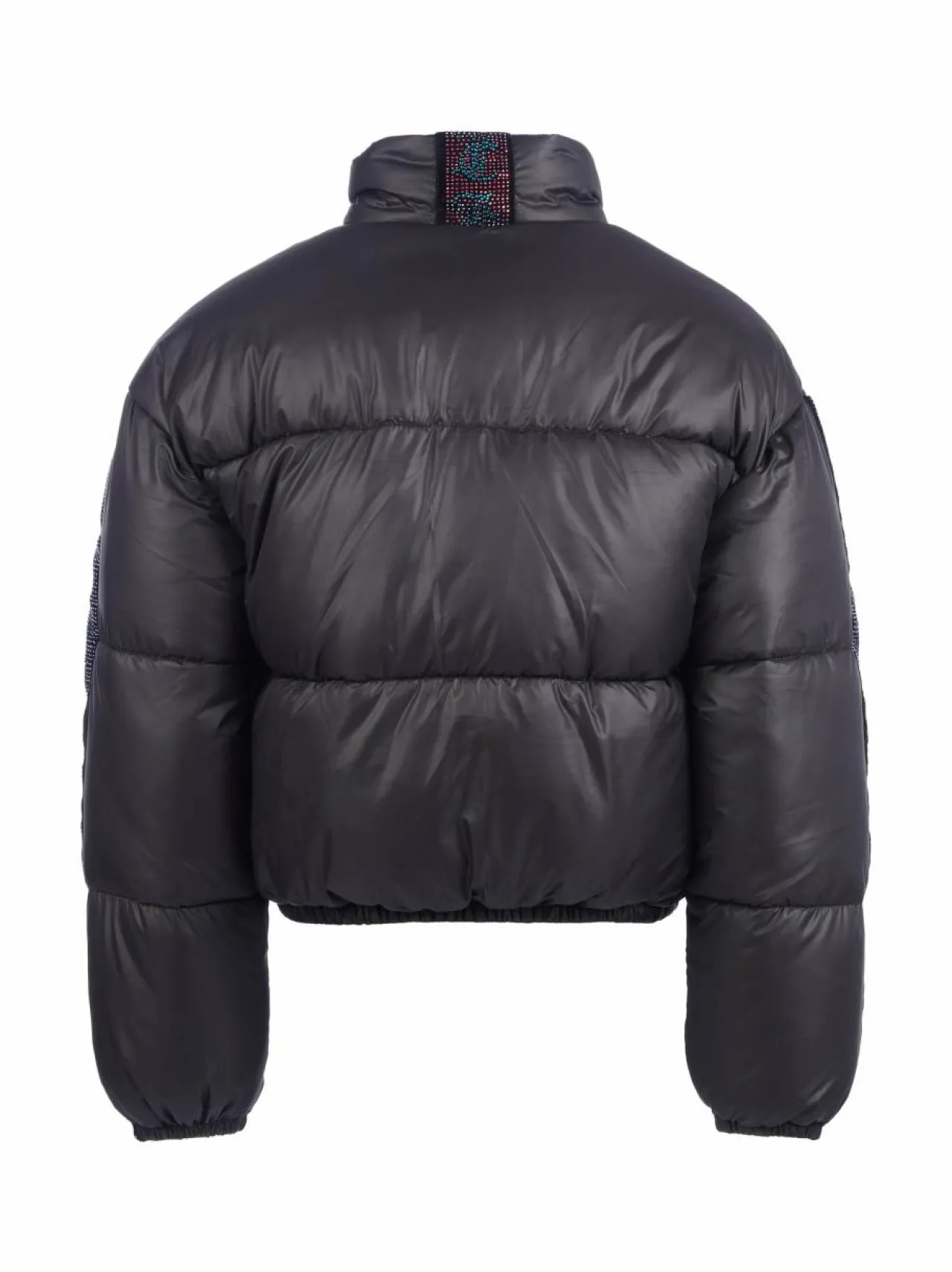 Ulkoiluvaatteet<JUICY COUTURE Diamante Stripe Short Puffa -takki BLACK