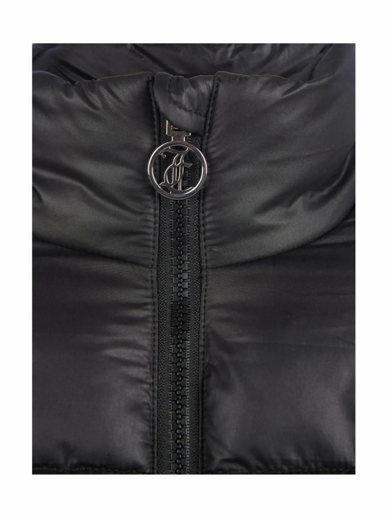 Ulkoiluvaatteet<JUICY COUTURE Diamante Stripe Short Puffa -takki BLACK