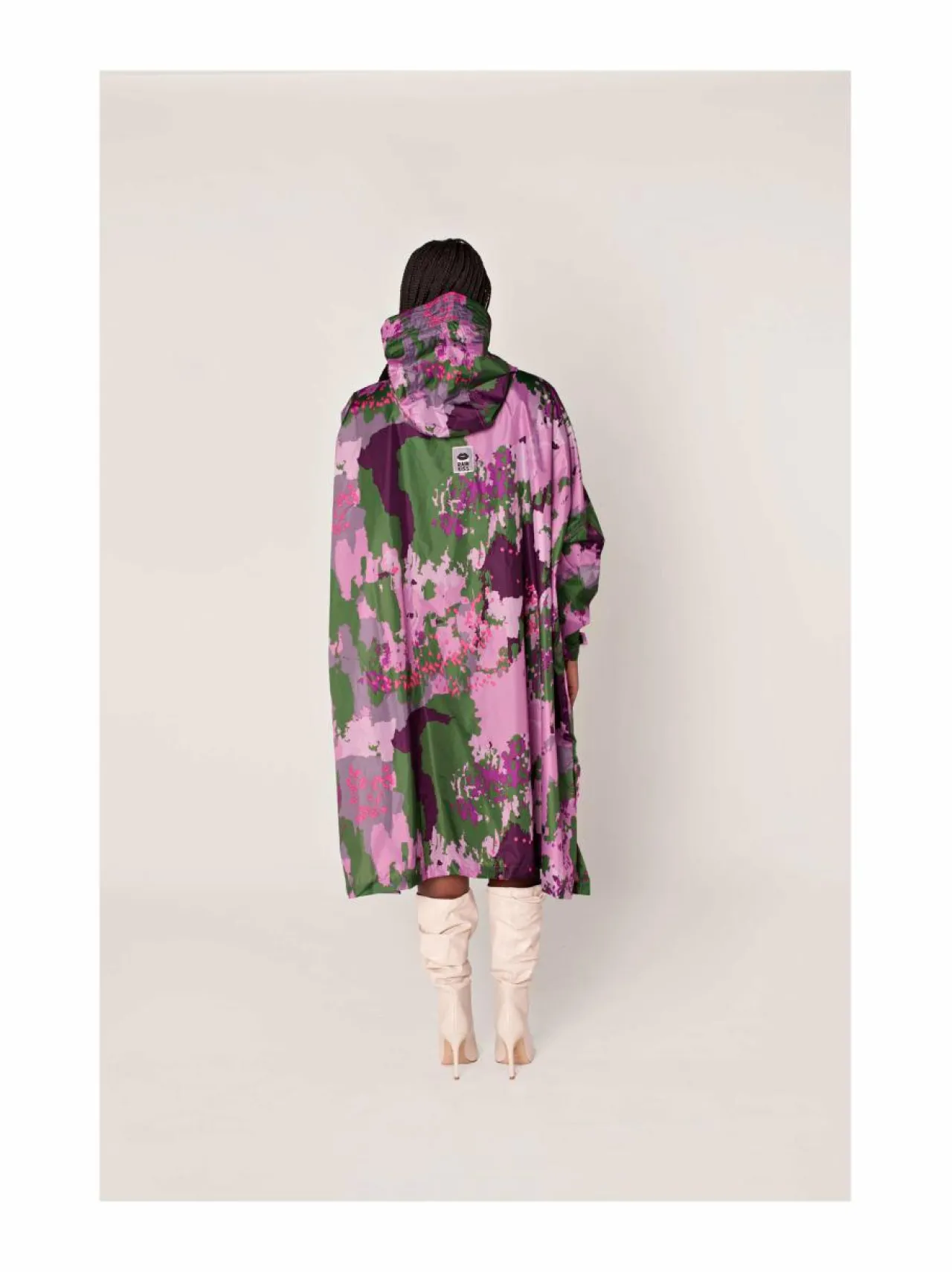 Takit<RAINKISS Digi Spring Camo -sadeponcho MULTICO
