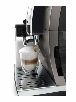 Kahvin- & Vedenkeittimet<Delonghi Dinamica Plus -kahviautomaatti TITANIUM, BLACK
