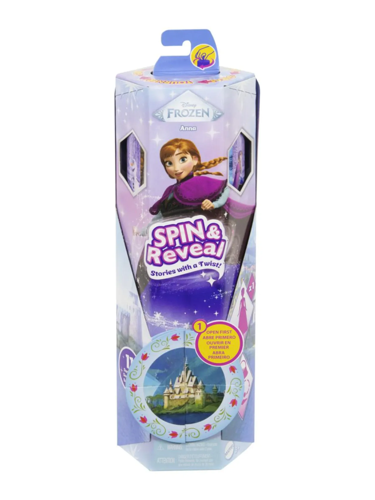 Nuket & Nuken Tarvikkeet<DISNEY FROZEN Anna Spin & Reveal -yllätysnukke
