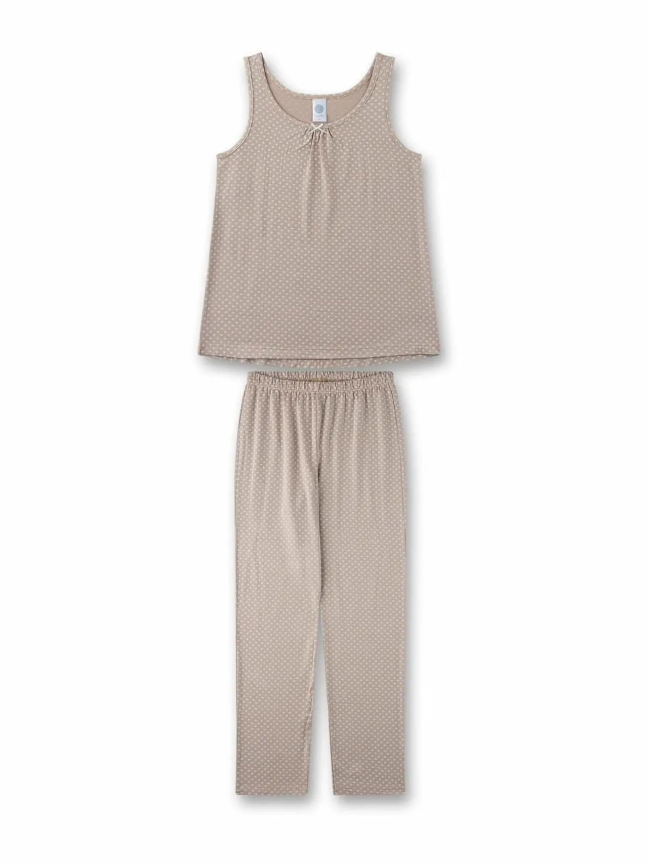 Yöasut & Kylpytakit<Sanetta Dot-pyjama 18113 STONE