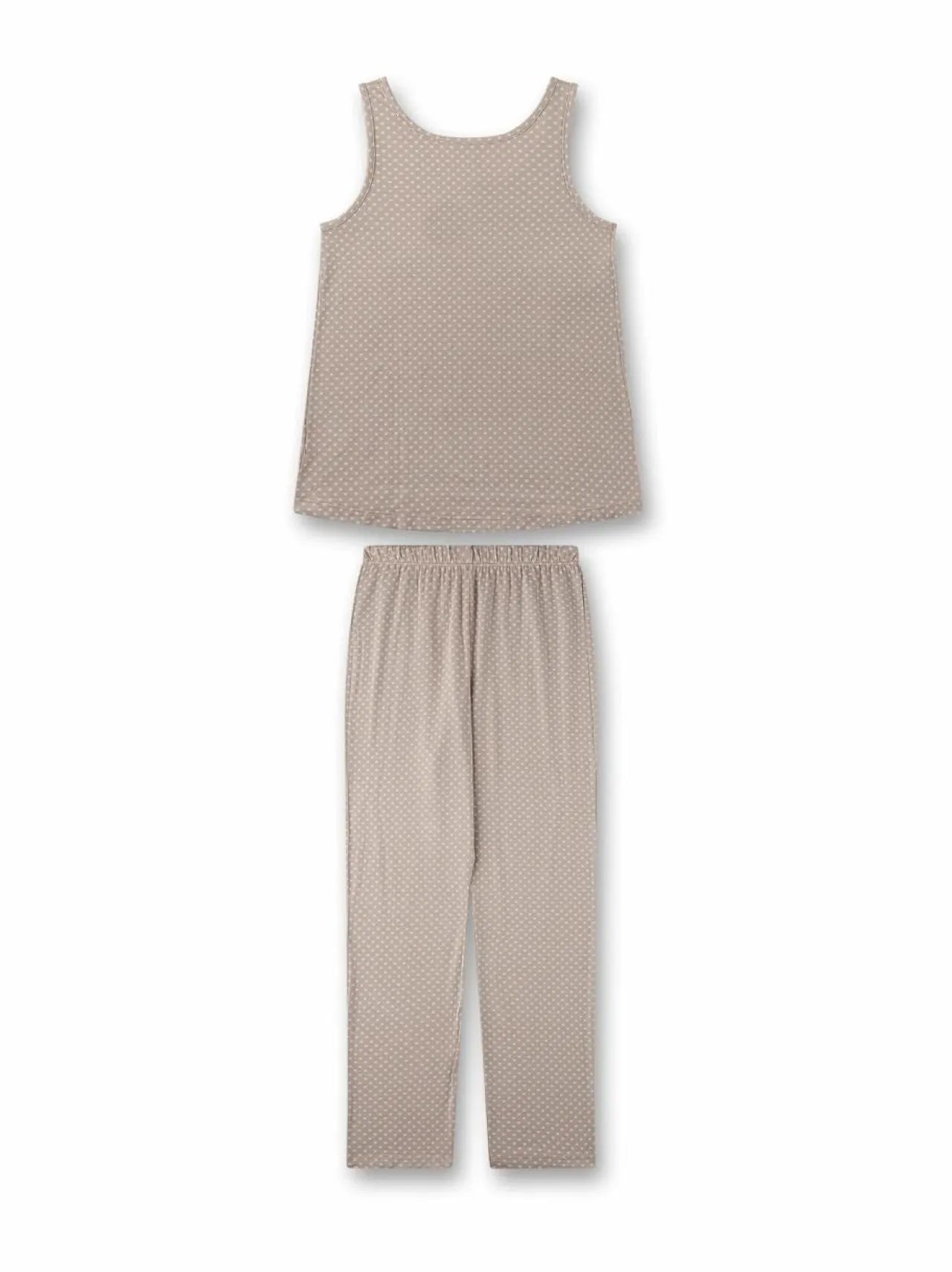 Yöasut & Kylpytakit<Sanetta Dot-pyjama 18113 STONE