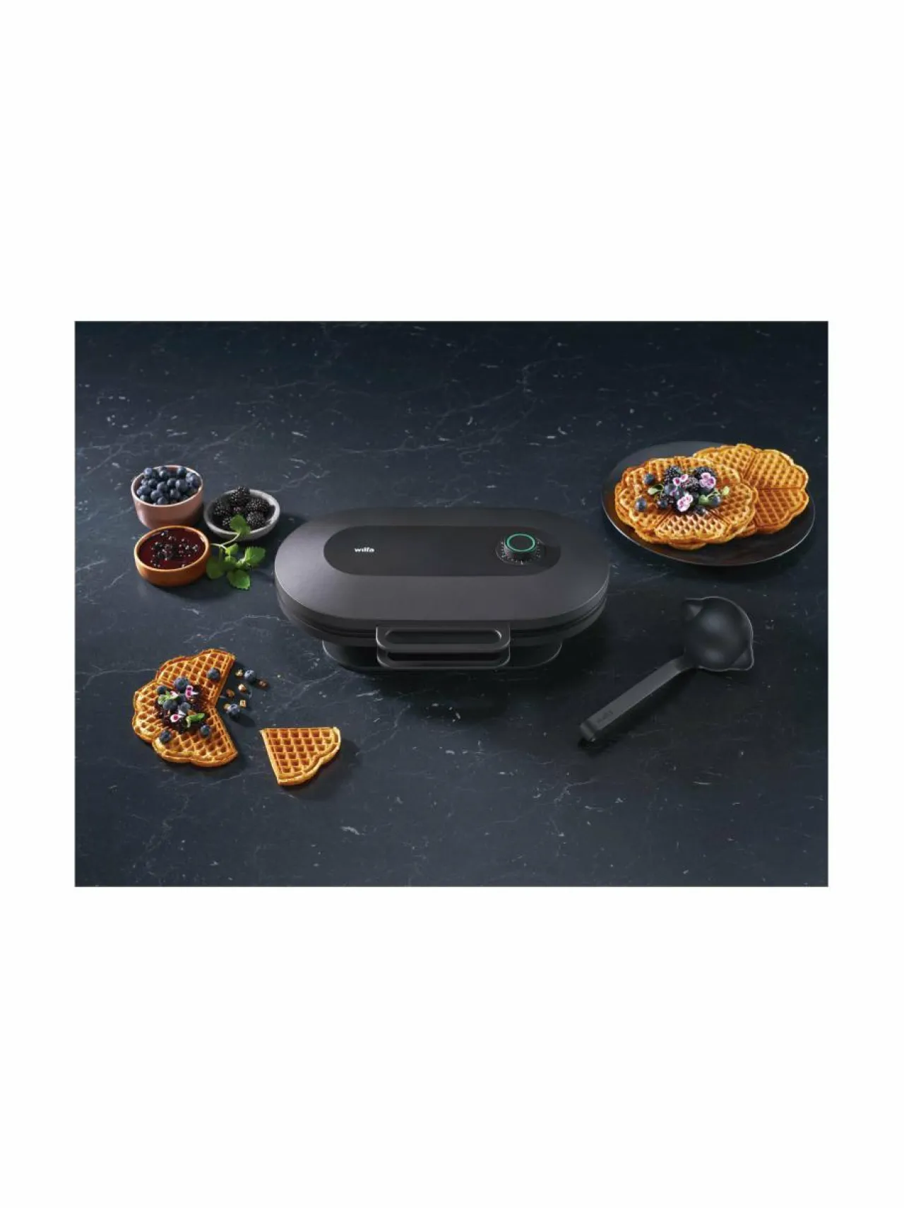Grillit & Grillitarvikkeet<Wilfa Double Joy -vohvelirauta BLACK