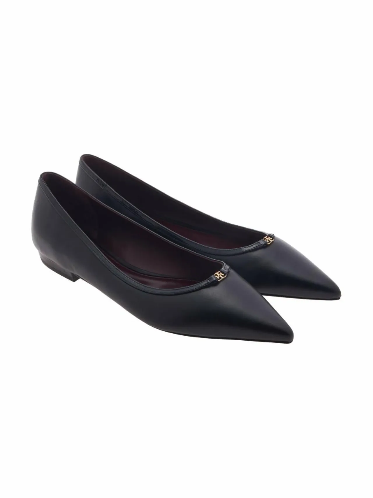 Tory Burch Double T Buckle Pointed -nahkakengät^ Avokkaat & Korkokengät
