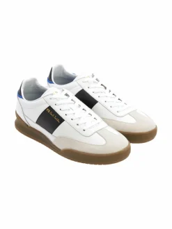 Urheilujalkineet<PS Paul Smith Dover-tennarit 01 WHITE BLACK SIDE PANEL