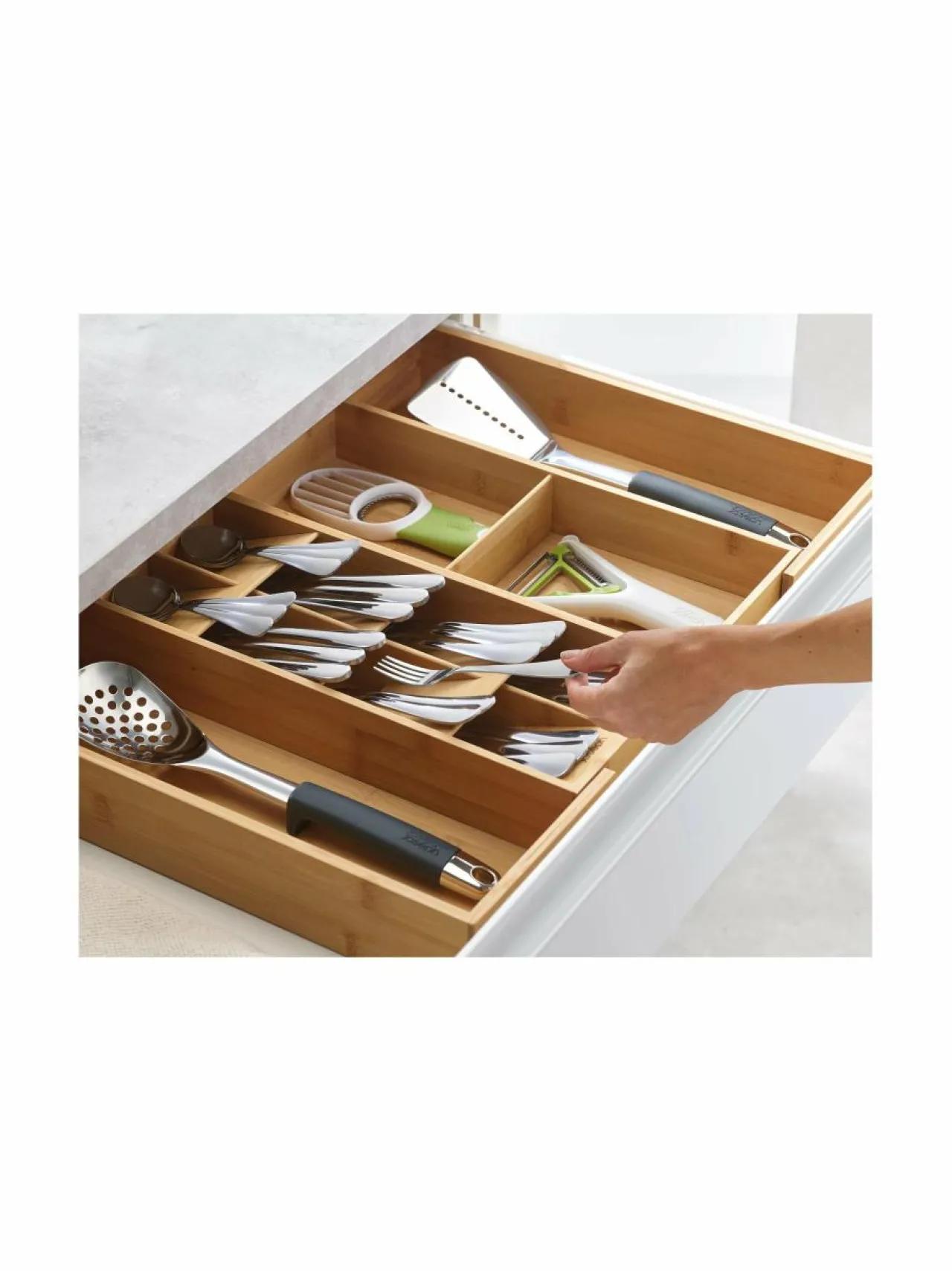 Joseph Joseph DrawerStore™ Bamboo -aterinlokero^ Keittiötarvikkeet