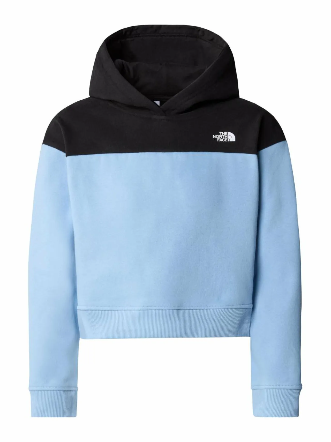 Colleget & Hupparit<The North Face Drew Peak Crop -collegehuppari NFTOJ STEEL BLUE/TNF BLACK