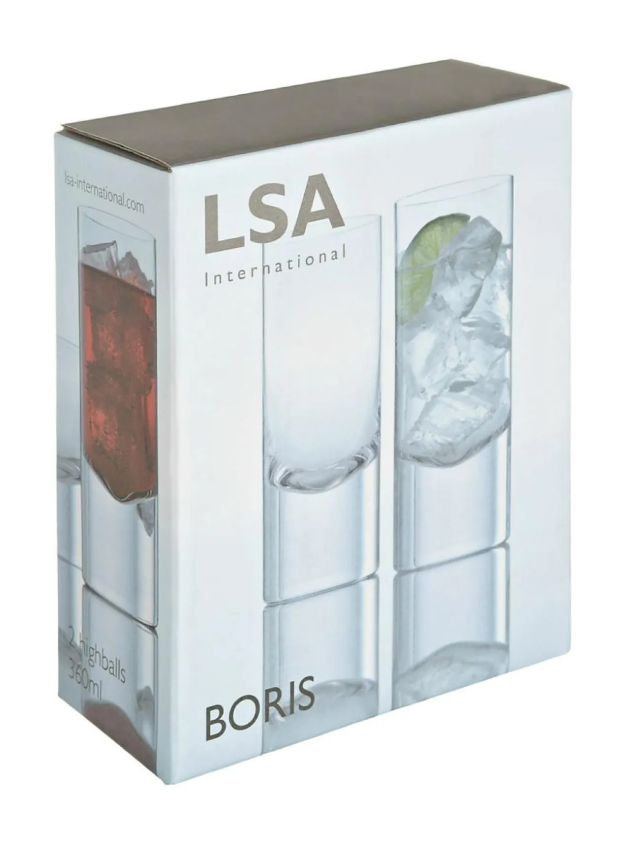 Lasit<LSA International Drinkkilasi LSA Boris Highball (2 kpl)