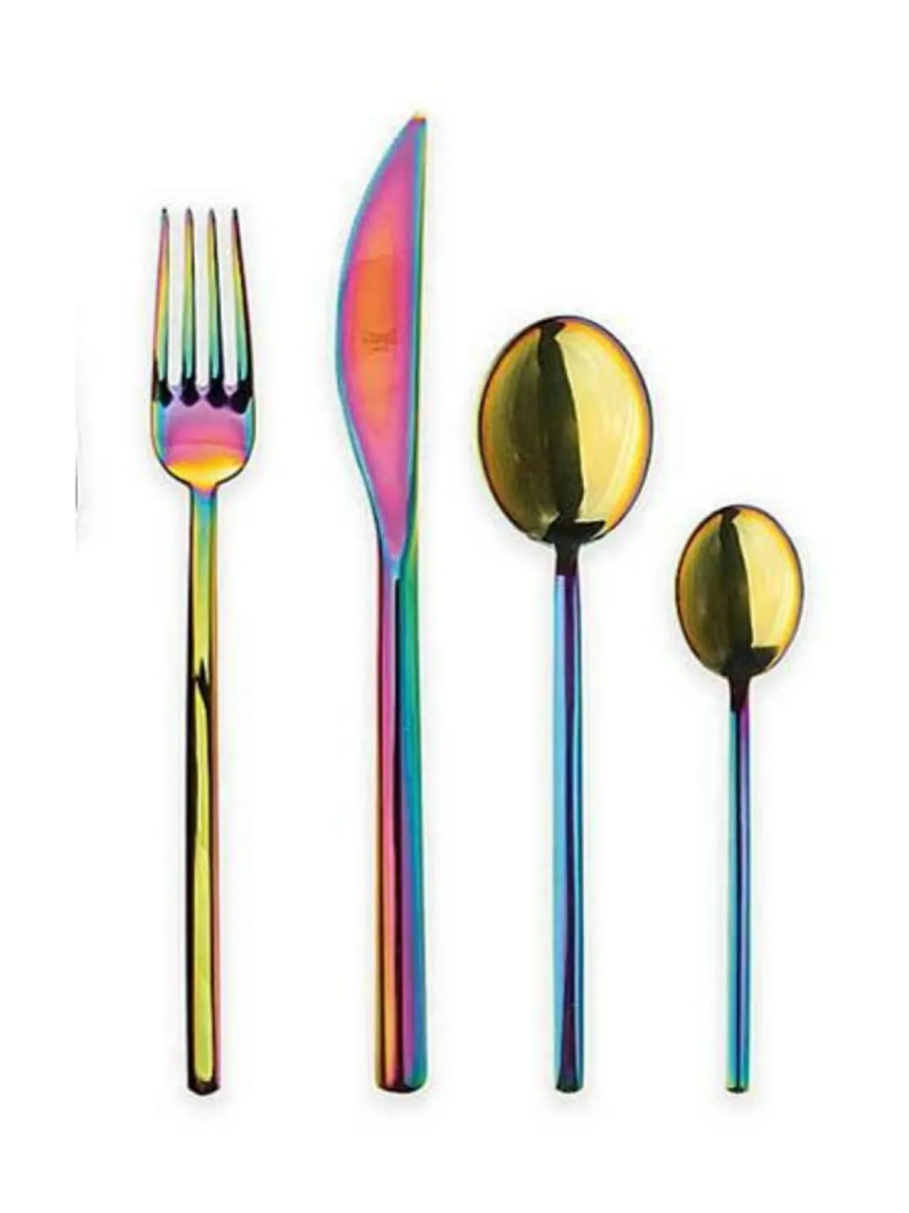 Aterimet & Tarjoiluvälineet<Mepra Due Rainbow aterinsetti 24 osaa