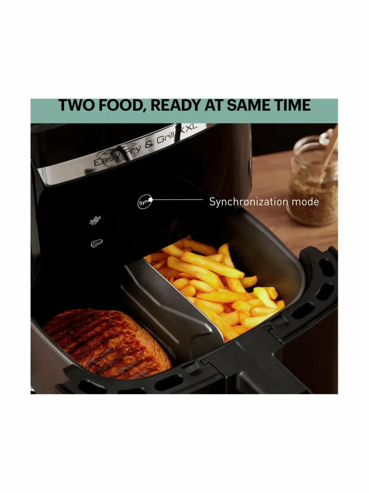 Obh Nordica Easy Fry & Grill XXL 2in1 -ilmafriteerauskeitin^ Muut Keittiölaitteet