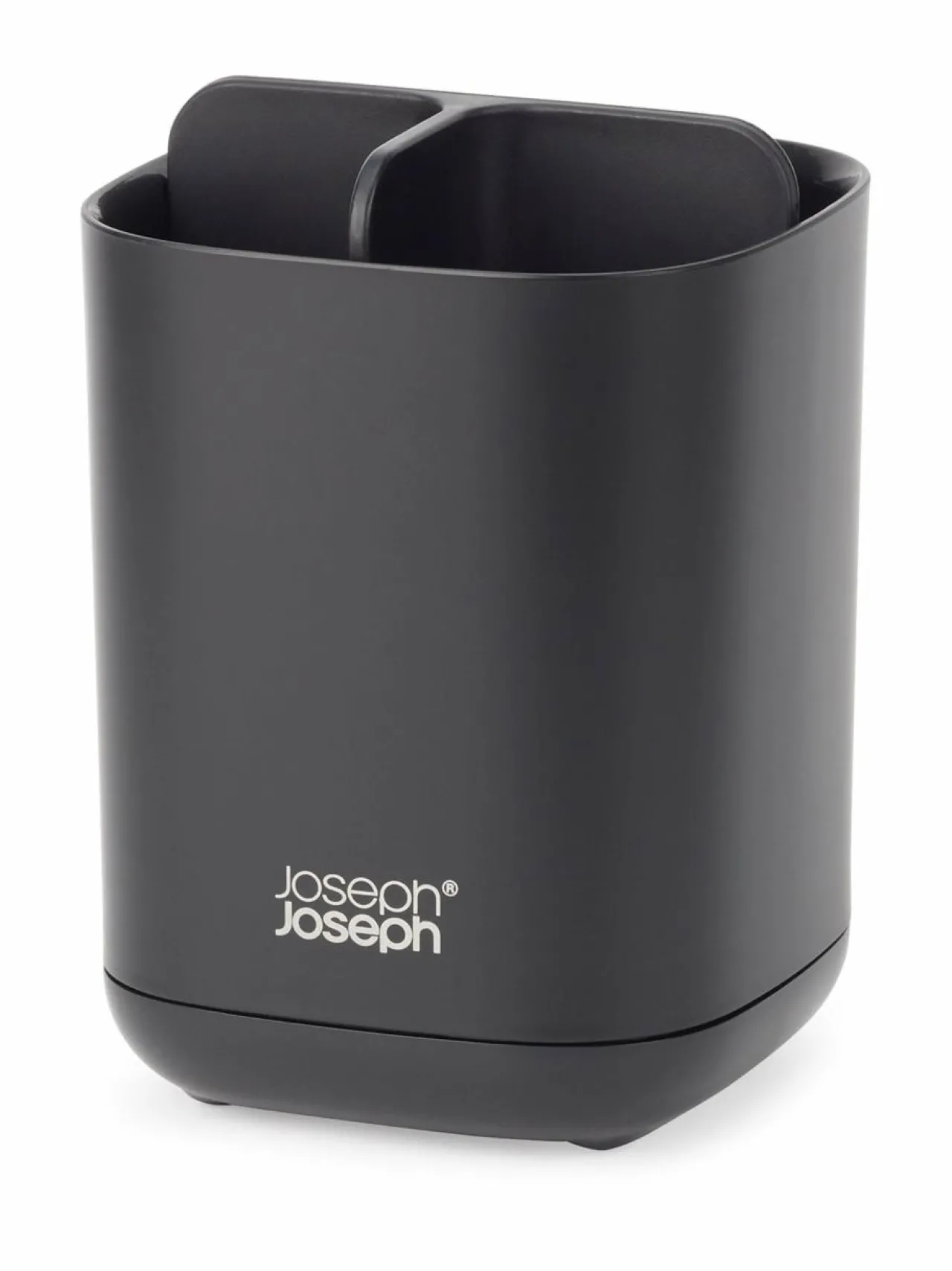 Kylpyhuonetarvikkeet<Joseph Joseph EasyStore Toothbrush Caddy -hammasharjateline 12,7 x 9 x 9 cm MATT BLACK