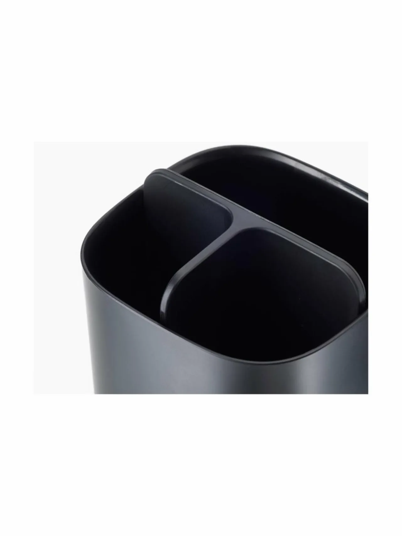Kylpyhuonetarvikkeet<Joseph Joseph EasyStore Toothbrush Caddy -hammasharjateline 12,7 x 9 x 9 cm MATT BLACK