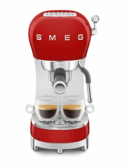 Kahvin- & Vedenkeittimet<Smeg ECF02-espressokone RED