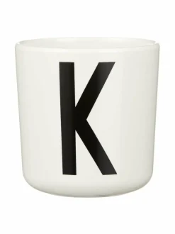 Mukit & Kupit & Asetit<Design Letters Ecozen-kirjainmuki, K VALKOINEN/MUSTA