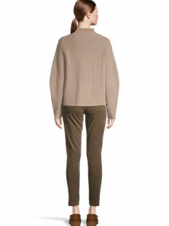 Neuleet<NOOM Eden-ribbineulepusero BEIGE
