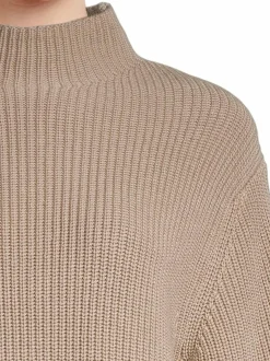 Neuleet<NOOM Eden-ribbineulepusero BEIGE