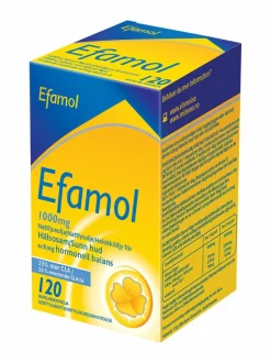 Efamol Helokkiöljy+E-vitamiini -ravintolisä 120 kaps./1000 mg^ Vitamiinit