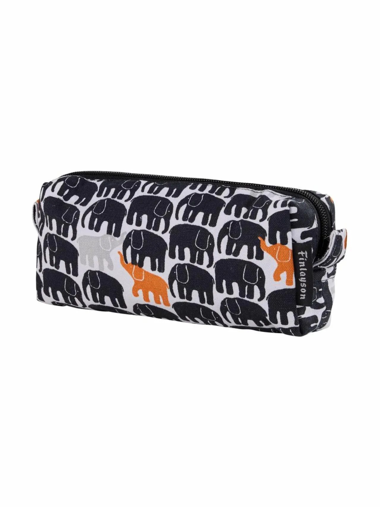 Kylpyhuonetarvikkeet<Finlayson Elefantti Vapaa Mini -toilettilaukku BLACK/GREEN/ORANGE