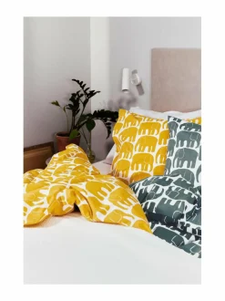 Liinavaatteet<Finlayson Elefantti-tyynyliina 50 x 60 cm DARK YELLOW