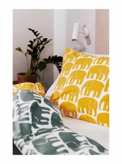 Liinavaatteet<Finlayson Elefantti-tyynyliina 50 x 60 cm DARK YELLOW