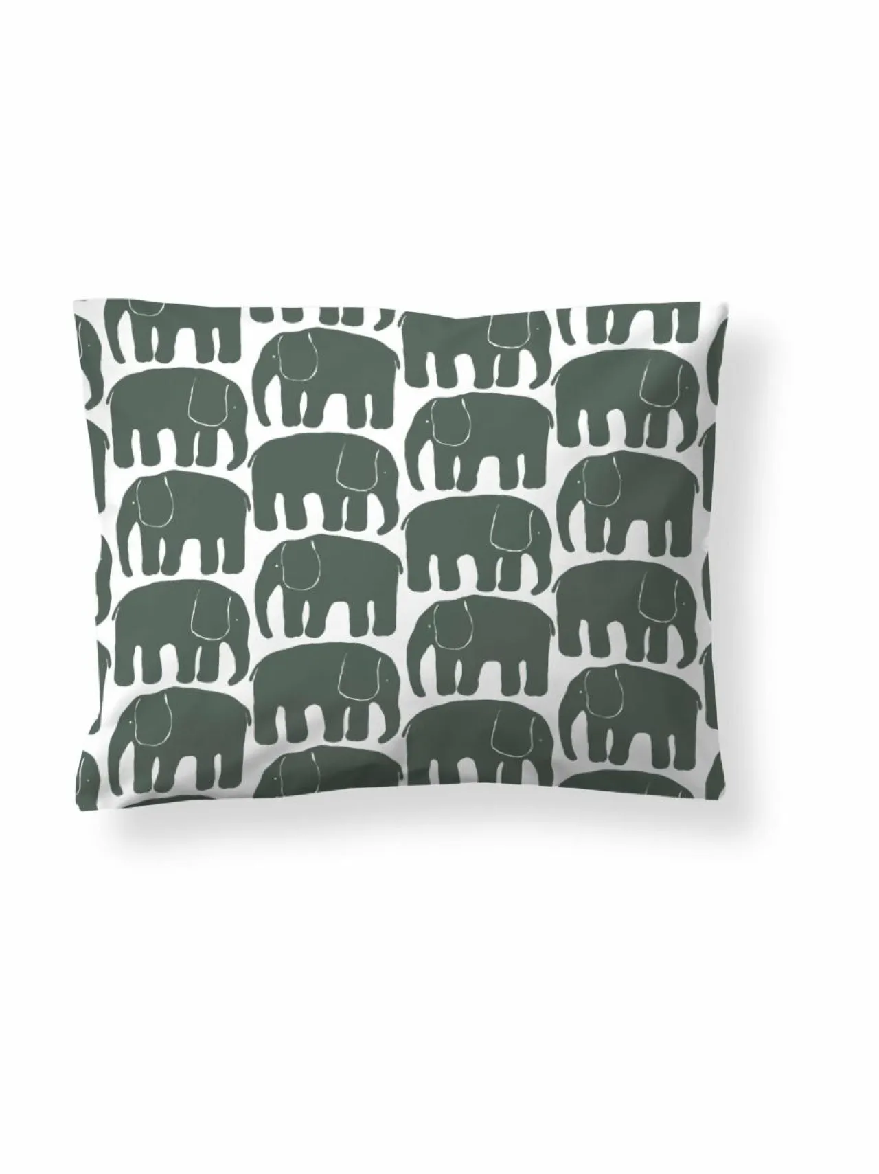 Liinavaatteet<Finlayson Elefantti-tyynyliina 50 x 60 cm DARK GREEN