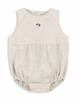 Bodyt & Potkupuvut<Konges Sløjd Elliot Romper -body P25061 QUARRY STRIPE
