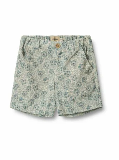 Shortsit|Shortsit<Wheat Elvig -shortsit 9412 AQUA HAWAII FLOWERS