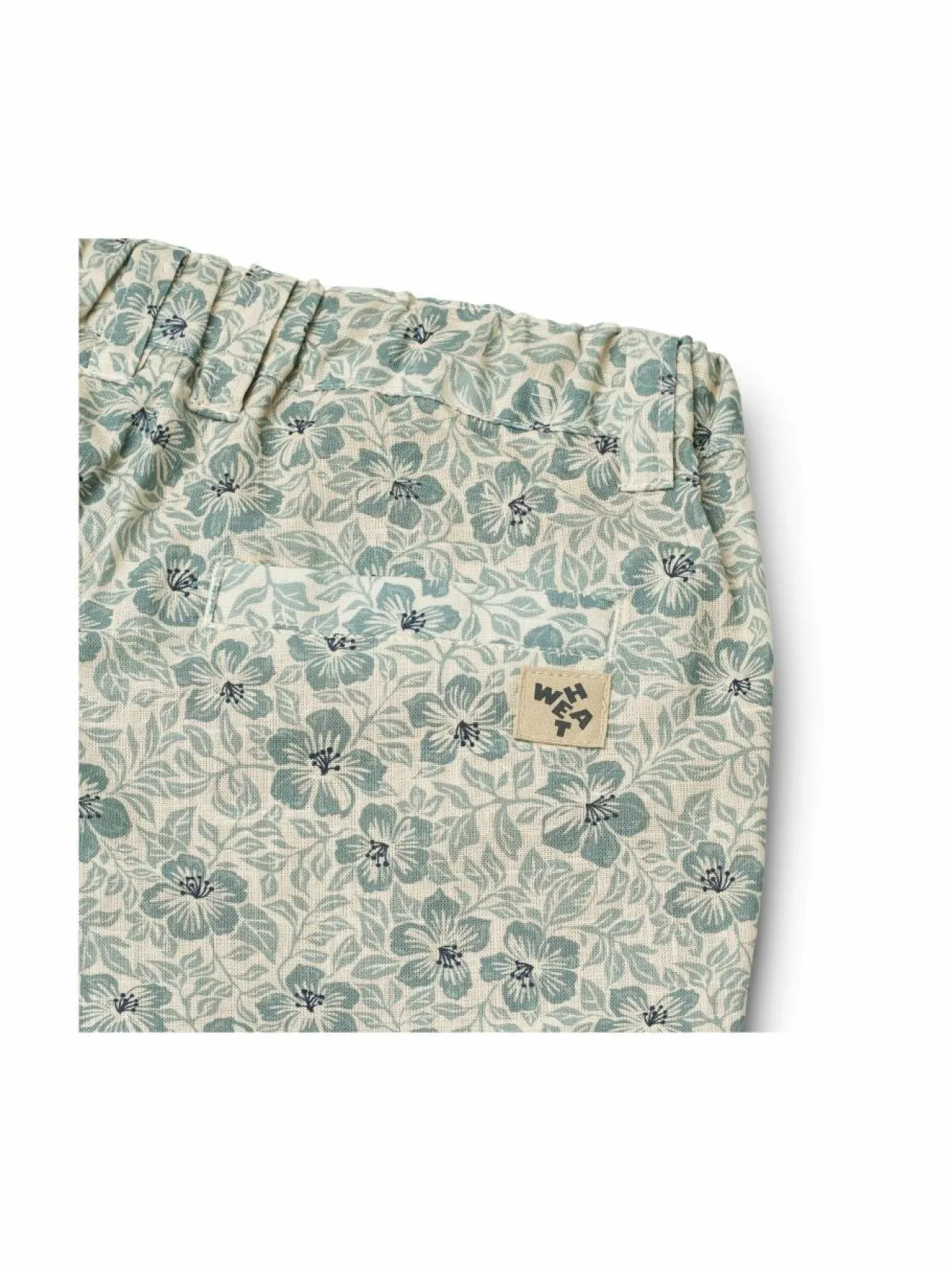 Shortsit|Shortsit<Wheat Elvig -shortsit 9412 AQUA HAWAII FLOWERS