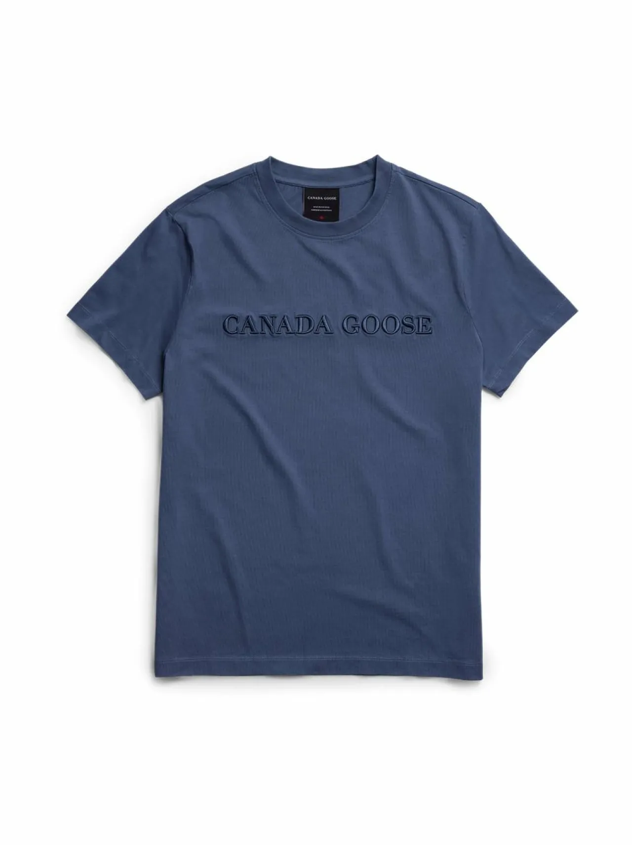 Paidat, Hupparit & Colleget<Canada Goose Emersen Embroidered Wordmark t-paita 222 OZONE BLUE BLEU OZONE