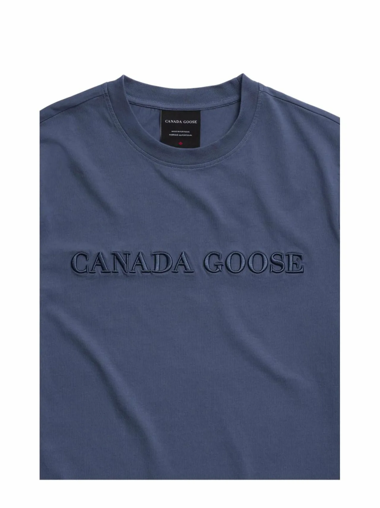 Paidat, Hupparit & Colleget<Canada Goose Emersen Embroidered Wordmark t-paita 222 OZONE BLUE BLEU OZONE