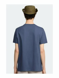 Paidat, Hupparit & Colleget<Canada Goose Emersen Embroidered Wordmark t-paita 222 OZONE BLUE BLEU OZONE