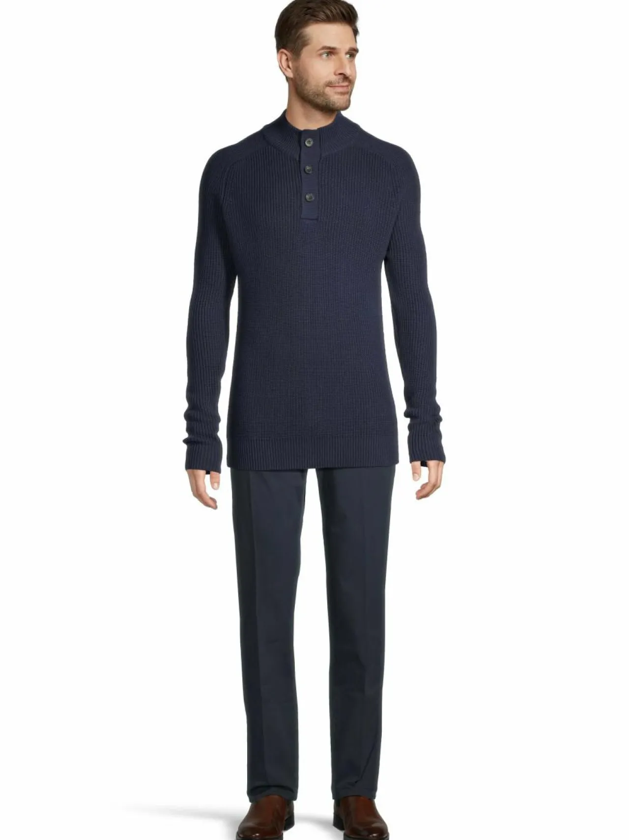 Neuleet<Cap Horn Emmett-neulepaita DK. NAVY